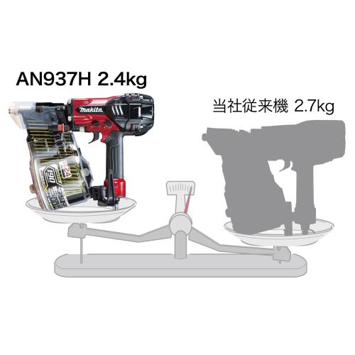 マキタ  AN931H 高圧 メンテナンス済み マキタ AN931H 90mm高圧エア釘打エアダスタ付 【限定品】 ウエダ