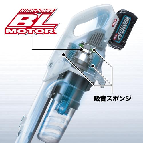 マキタ 充電式クリーナー CL004GRDW マキタ マキタ(makita) CL004GZW 充電式クリーナー 40Vmax