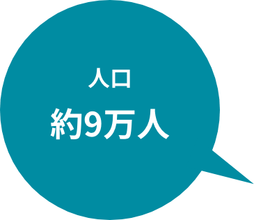 人口約9万人